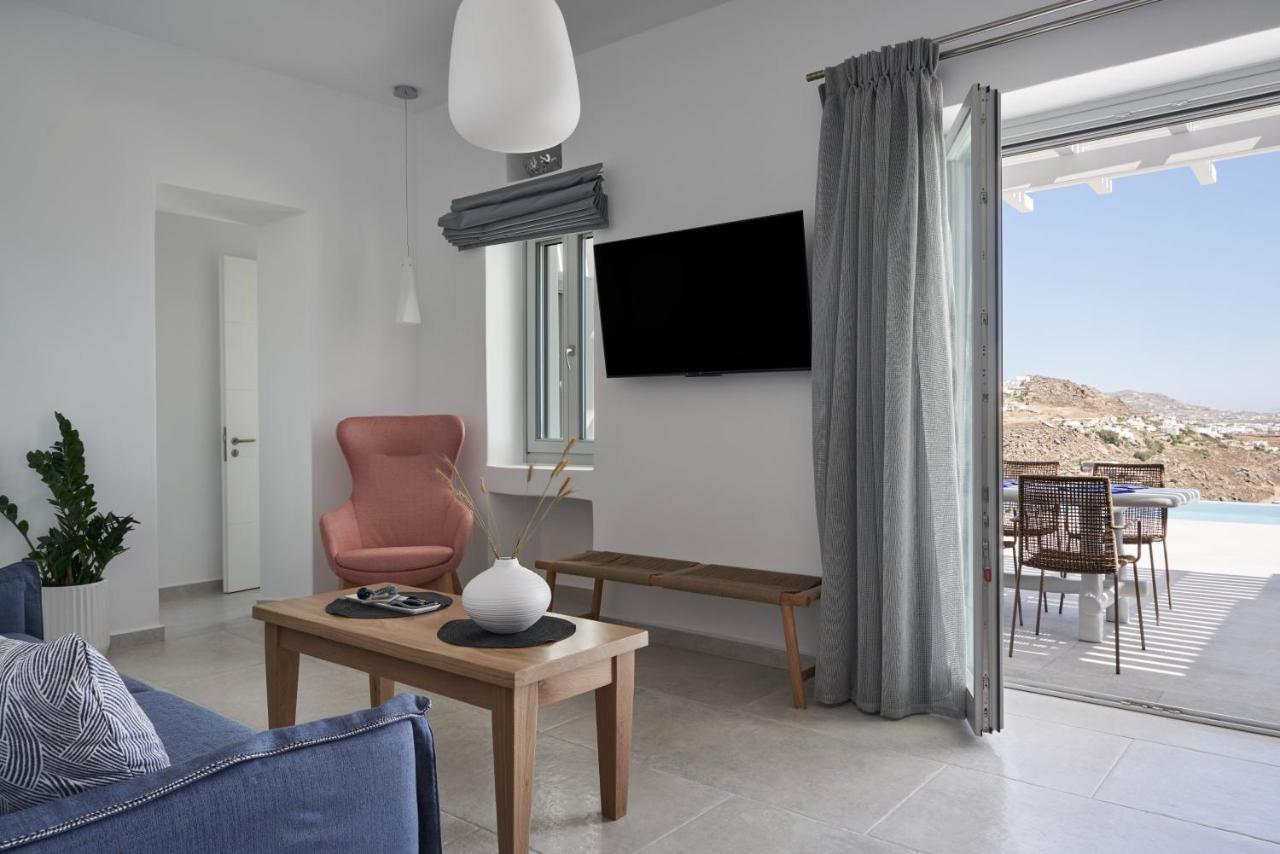 Annez Villa With Private Pool Panoramic Sea View Mykonos Town Εξωτερικό φωτογραφία