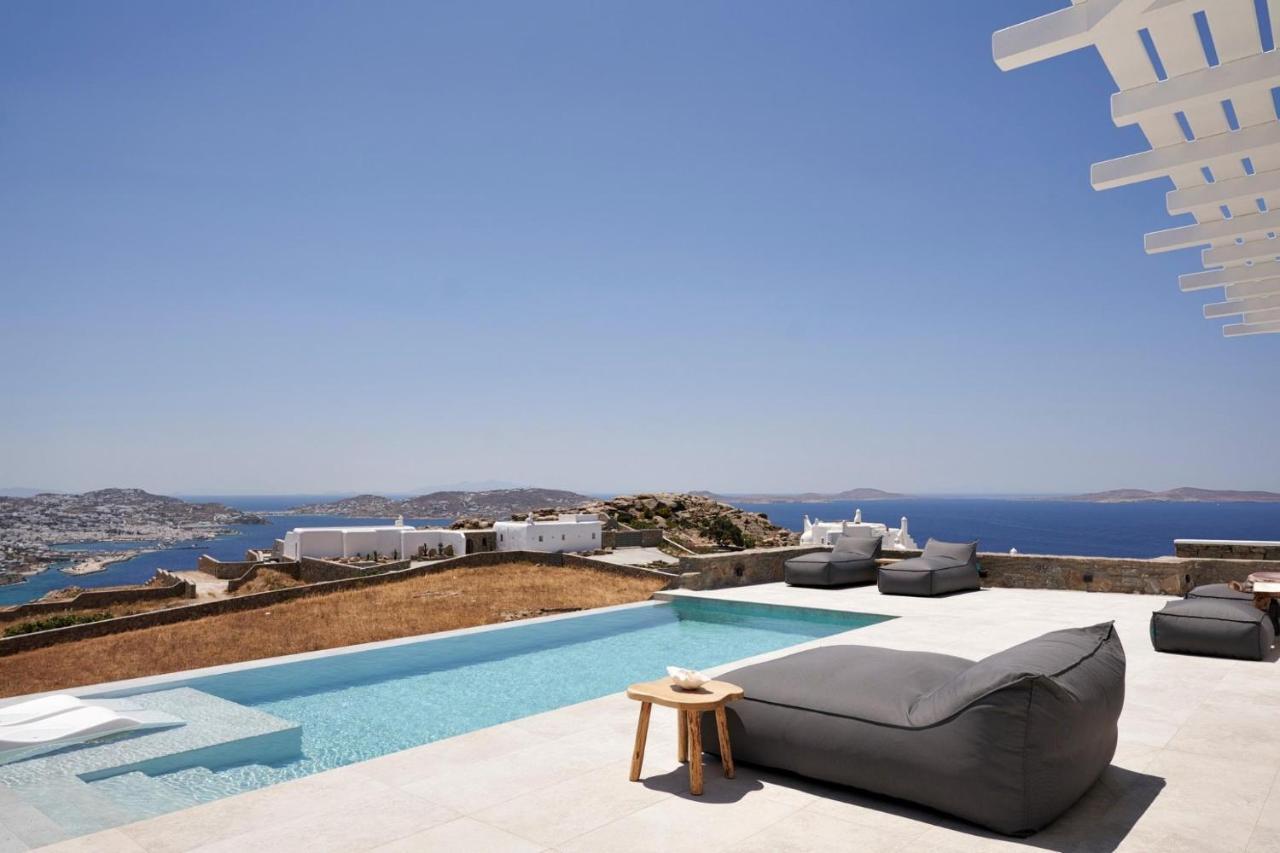 Annez Villa With Private Pool Panoramic Sea View Mykonos Town Εξωτερικό φωτογραφία