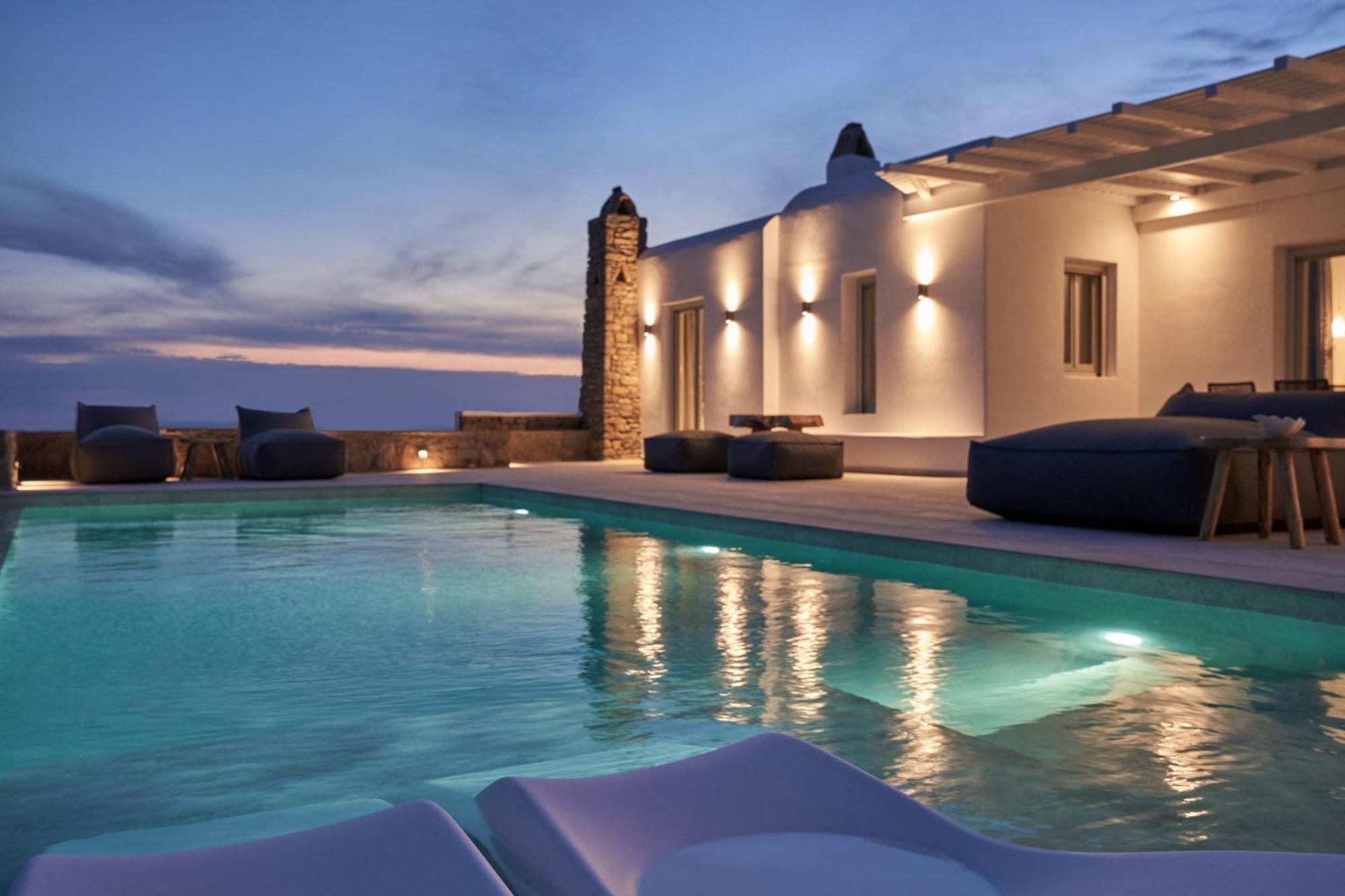 Annez Villa With Private Pool Panoramic Sea View Mykonos Town Εξωτερικό φωτογραφία